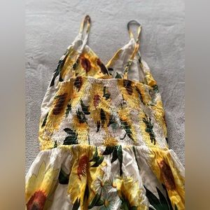 Strapped Sunflower Dress